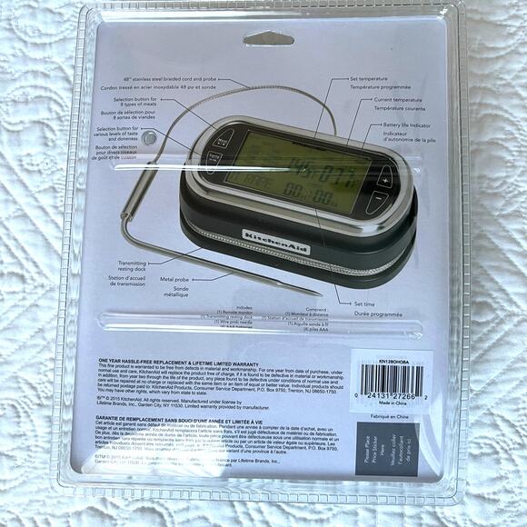 KitchenAid Wireless Remote Timer and Thermometer 200 ft - Picture 4 of 5